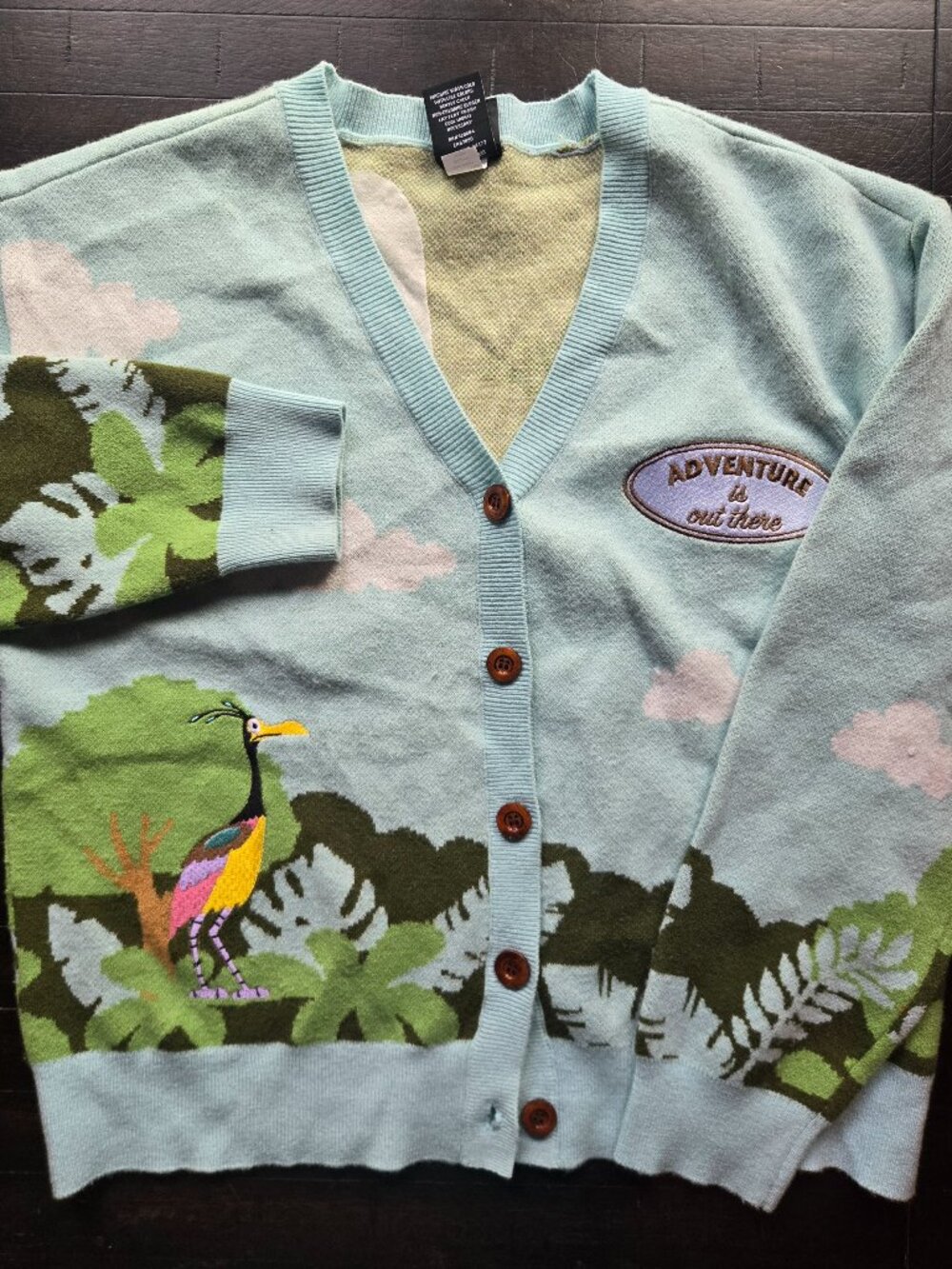 Box Lunch Disney Pixar Up Sweater cardigan Kevin L